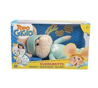 Grandi Giochi- Topo Gigio Souris Bonne Nuit, Fait la Berceuse, Russe et Le Ventre Bouge Vraiment, TPG19000, Marron ou Gris