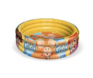Grandi Giochi Topo Gigio TPN02000 Piscine 3 Anneaux 90 cm Multicolore