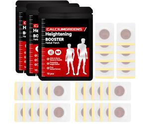 Grandir En Taille Croissance,Patchs Naturels pour Seul, Patch de Croissance En Hauteur,Patchs pour Adultes Et Juvéniles Favorise La Croissance Des Muscles Squelettiques (3 Boîte-30pièces)