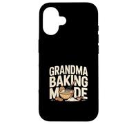 Grandma Baking Mode Cuisine Amant Cookie Lover Coque pour iPhone 16
