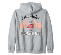 Grandma Floral Mexican Abuelita Heart Mother's Day Latina Sweat à Capuche