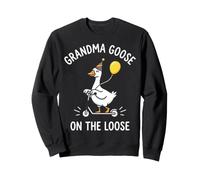 Grandma Goose Amusement en Trottinette en liberté Sweatshirt