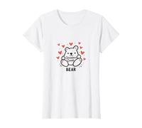 Grandma Great Bear : Adorable Dessin animé pour Les Nanas aimantes T-Shirt, Femme, Blanc, XS