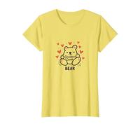Grandma Great Bear : Adorable Dessin animé pour Les Nanas aimantes T-Shirt, Femme, Citron, XS