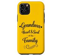 Grandma Heart & Soul The Family - Une Grand-mère fière et aimante Coque pour iPhone 11 Pro