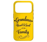 Grandma Heart & Soul The Family - Une Grand-mère fière et aimante Coque pour iPhone 17 Pro