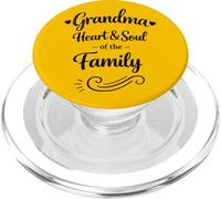 Grandma Heart & Soul The Family - Une Grand-mère fière et aimante PopSockets PopGrip pour MagSafe