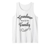 Grandma Heart The Family Fête des Mères - Proud Loving Grandma Débardeur