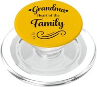 Grandma Heart The Family Fête des Mères - Proud Loving Grandma PopSockets PopGrip pour MagSafe