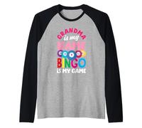 Grandma is My Name Bingo est Mon Jeu Amusant Manche Raglan