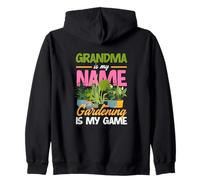 Grandma is My Name Gardening is My Game Funny Gardening is My Game Sweat à Capuche