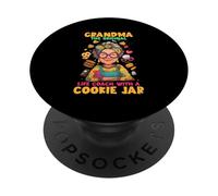Grandma is The Original Life Coach with a Cookie jar PopSockets PopGrip Adhésif