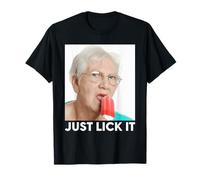 Grandma Just It X Grandma Meme Glace Amoureux de Glace Été T-Shirt