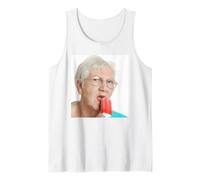 GRANDMA JUST LICK IT. grand-mère lèche glace meme amoureux de glace été Débardeur