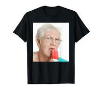 GRANDMA JUST LICK IT. grand-mère lèche glace meme amoureux de glace été T-Shirt