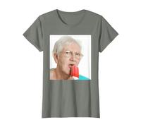 GRANDMA JUST LICK IT. grand-mère lèche glace meme amoureux de glace été T-Shirt