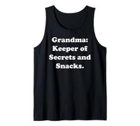 Grandma Keeper Of Secrets And Snacks Funny Saying Débardeur