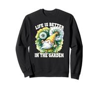 Grandma Life Is Better In The Garden With Dandelion Wishes Sweatshirt