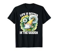 Grandma Life Is Better In The Garden With Dandelion Wishes T-Shirt