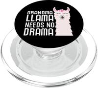 Grandma Llama Needs No Drama Funny and Cute Lama Design PopSockets PopGrip pour MagSafe