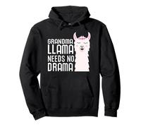 Grandma Llama Needs No Drama Funny and Cute Lama Design Sweat à Capuche