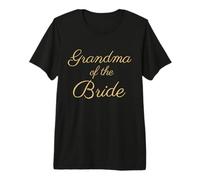 Grandma of The Bride, Wedding & Bridal, Tan Script Police T-Shirt Haut de Gamme