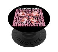 Grandma of The Ringmaster Nana Circus Carnaval Tente Coquette PopSockets PopGrip Adhésif