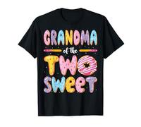 Grandma of The Two Sweet Donut 2ème Anniversaire garçon Fille T-Shirt