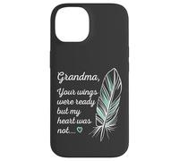 Grandma Wings Were Ready By My Heart Not Memorial Coque pour iPhone 14