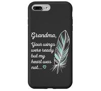 Grandma Wings Were Ready By My Heart Not Memorial Coque pour iPhone 7 Plus/8 Plus