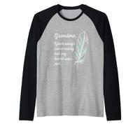Grandma Wings Were Ready by My Heart Not Memorial Manche Raglan