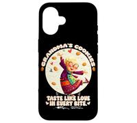 Grandmas Cookies Taste Like Love in Every Bite Coque pour iPhone 16