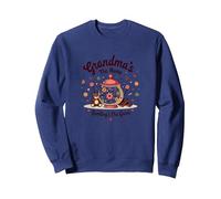 Grandmas The Name Spoilings The Game Sweet Family Love Sweatshirt, Unisexe pour Adultes, Bleu Marine, S