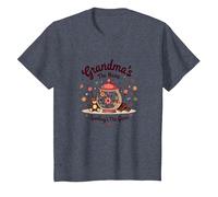 Grandmas The Name Spoilings The Game Sweet Family Love T-Shirt, Enfant, Bleu Chiné, 3 Ans