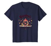 Grandmas The Name Spoilings The Game Sweet Family Love T-Shirt, Enfant, Bleu Marine, 3 Ans