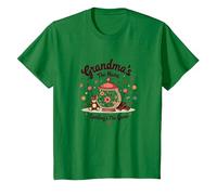 Grandmas The Name Spoilings The Game Sweet Family Love T-Shirt, Enfant, Vert Kelly, 10 Ans