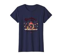 Grandmas The Name Spoilings The Game Sweet Family Love T-Shirt, Femme, Bleu Marine, L