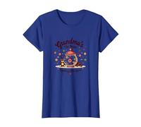 Grandmas The Name Spoilings The Game Sweet Family Love T-Shirt, Femme, Bleu Royal, XS