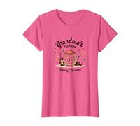 Grandmas The Name Spoilings The Game Sweet Family Love T-Shirt, Femme, Rose chiné, XXL
