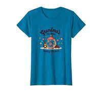 Grandmas The Name Spoilings The Game Sweet Family Love T-Shirt, Femme, Saphir, S