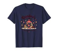 Grandmas The Name Spoilings The Game Sweet Family Love T-Shirt, Homme, Bleu Marine, L
