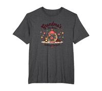 Grandmas The Name Spoilings The Game Sweet Family Love T-Shirt, Homme Grandes Tailles, Chiné Foncé, 5X Tall