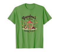 Grandmas The Name Spoilings The Game Sweet Family Love T-Shirt, Homme, Herbe, XL