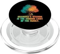 Grandmas Wisdom is The Shining Light of The Family PopSockets PopGrip pour MagSafe