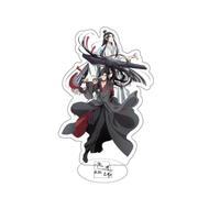 Grandmasters of Demonic Cultivation Acrylique Stand LAN Wangji & Wei Wuxian Action Figure Support Décoration De Bureau Anime Fans Collections (D)