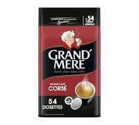 GRAND'MERE - Café Corsé en Dosettes Compatibles SENS, Arôme Intense et Riche (54 Dosettes) - Le lot de 3