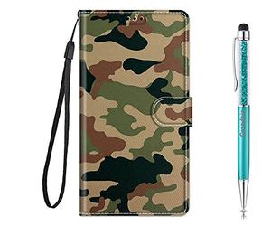 Grandoin Coque pour Xiaomi Mi 12 Lite, Mode Créatif Effet Bookstyle Désign Étui de Protection Housse en PU Cuir avec Portefeuille Fermeture Magnétique Fentes pour Cartes (Camouflage)