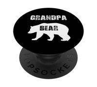 Grandpa Bear Grandfather Polar BearGrandpa Bear Grand-père PopSockets PopGrip Adhésif