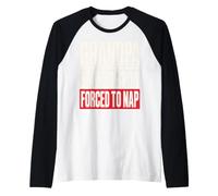 Grandpa Born to Spoil Forced to Nap Funny Grandfather Manche Raglan