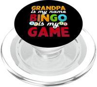 Grandpa is My Name Bingo is My Game PopSockets PopGrip pour MagSafe